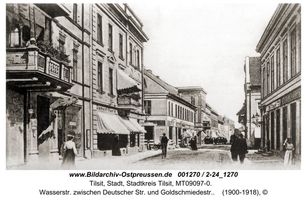 Tilsit, Stadt, Stadtkreis Tilsit Wasserstraße  Tilsit, Bereich südl. Deutsche Str., westl. Schenkendorfplatz., nördl. Hohe Str., östl. Kasernenstr.