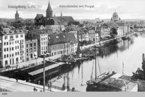 Königsberg (Pr.), Stadtkreis Königsberg Köttelstraße Königsberg (Pr.), Blick von der Börse zum Dom IV Königsberg, Stadtteil Kneiphof