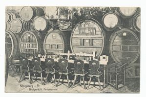 Königsberg (Pr.), Stadtkreis Königsberg  Königsberg (Pr.), Schloß, Die Marterkammer im Blutgericht Königsberg, Weinrestaurant 