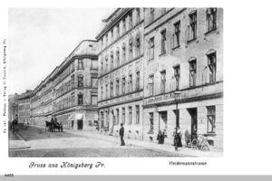 Königsberg (Pr.), Stadtkreis Königsberg Heidemannstraße Königsberg, Heidemannstraße 
