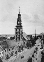 Tilsit, Stadt, Stadtkreis Tilsit  Tilsit, Deutsche Kirche, Ansicht von Westen IX 