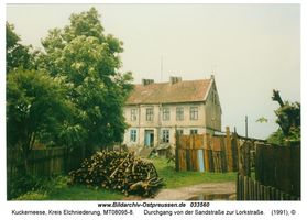 Kuckerneese, Ort, Kreis Elchniederung Sandstraße  Elchniederung, Aufnahmen nach 1945