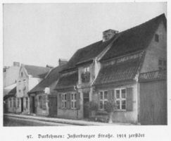 Angerapp, Stadt, Kreis Angerapp Insterburger Straße Darkehmen, Insterburger Straße, 1914 zerstört 