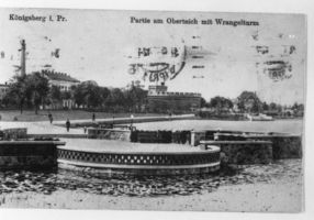 Königsberg (Pr.), Stadtkreis Königsberg  Königsberg,  Oberteich mit Blick auf den Wrangelturm Königsberg, Oberteich