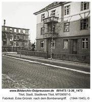 Tilsit, Stadt, Stadtkreis Tilsit Fabrikstraße 42  Tilsit, südliche Innenstadt nördl. Schloßmühlenteich, westl. Teil zwischen Clausiusstr. (inkl.) und Wasserstr. (exkl.)