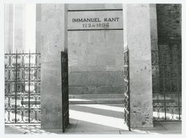 Königsberg (Pr.), Stadtkreis Königsberg  Königsberg, Immanuel Kant Denkmal am Dom Königsberg, Kantdenkmäler und Kantgrabmal