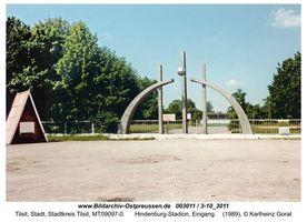 Tilsit, Stadt, Stadtkreis Tilsit Grünwalder Straße  Tilsit, Hindenburg-Stadion