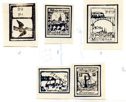Königsberg (Pr.), Stadtkreis Königsberg  Königsberg, Briefmarken der Königsberger Privatpost 