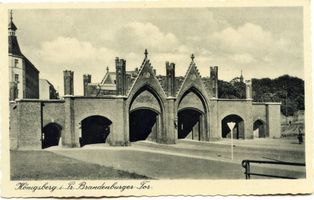 Königsberg (Pr.), Stadtkreis Königsberg  Königsberg, Brandenburger Tor VI Königsberg, Brandenburger Tor