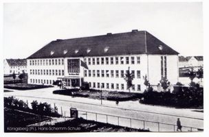 Königsberg (Pr.), Stadtkreis Königsberg Schrötterstraße 131 Königsberg, Hans-Schemm-Schule I Königsberg, Schulen