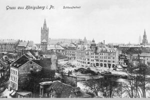 Königsberg (Pr.), Stadtkreis Königsberg Münzplatz Königsberg, Schloßfreiheit und Blick auf das Schloß Königsberg, Schloß