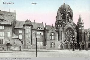 Königsberg (Pr.), Stadtkreis Königsberg Lindenstraße Königsberg, Synagoge mit jüdischem Waisenhaus Königsberg, Synagoge
