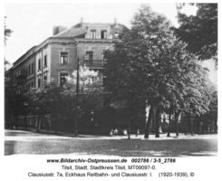 Tilsit, Stadt, Stadtkreis Tilsit Clausiusstraße 7a  Tilsit, Bereich Thesingplatz