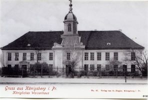Königsberg (Pr.), Stadtkreis Königsberg  Königsberg,  Königliches Waisenhaus I 