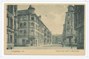 Königsberg (Pr.), Stadtkreis Königsberg  Königsberg, Partie an der Schön-und Rhesastraße 