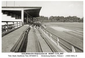 Tilsit, Stadt, Stadtkreis Tilsit Grünwalder Straße  Tilsit, Hindenburg-Stadion