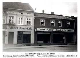 Bischofsburg, Stadt, Kreis Rößel Erich-Koch-Straße (fr. Langgasse)