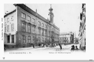 Königsberg (Pr.), Stadtkreis Königsberg Brodbänkenstraße Königsberg, Magistrat 