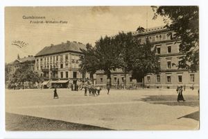 Gumbinnen, Stadt, Kreis Gumbinnen Königsplatz Gumbinnen, Friedrich-Wilhelm-Platz 