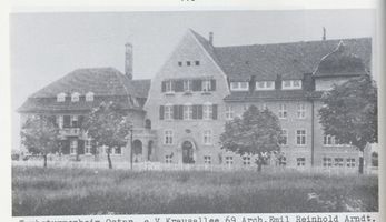Königsberg (Pr.), Stadtkreis Königsberg Krausallee 69 Königsberg, Amalienau,  Krausallee, Taubstummenheim Königsberg, Stadtteil Amalienau