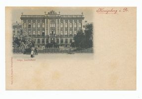 Königsberg (Pr.), Stadtkreis Königsberg Straße der SA 28-31 Königsberg, Königstraße, Landeshaus IV Königsberg, Landeshaus