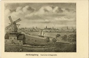 Königsberg (Pr.), Stadtkreis Königsberg  Königsberg (Pr.), Alt-Königsberg, Nach einer Lithographie 