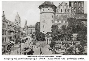 Königsberg (Pr.), Stadtkreis Königsberg Kaiser-Wilhelm-Platz  Königsberg, Schloß