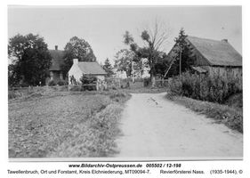 Tawellenbruch, Ort und Forstamt, Kreis Elchniederung