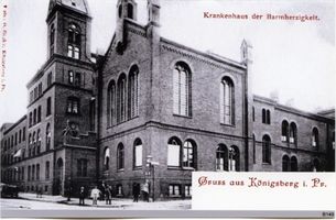 Königsberg (Pr.), Stadtkreis Königsberg  Königsberg, Krankenhaus der Barmherzigkeit VII Königsberg, Krankenhäuser und Kliniken