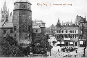 Königsberg (Pr.), Stadtkreis Königsberg  Königsberg, Blick über den Münzplatz in die Schloßstraße 
