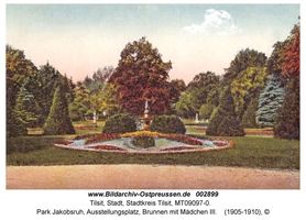 Tilsit, Stadt, Stadtkreis Tilsit   Tilsit, Park Jakobsruh, Gewerbeausstellung 1905