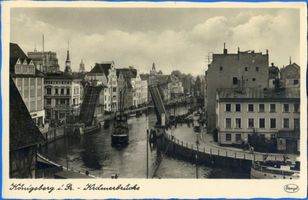 Königsberg (Pr.), Stadtkreis Königsberg  Königsberg (Pr.), Krämerbrücke, geöffnet IV Königsberg, Krämerbrücke
