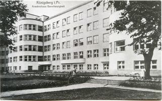 Königsberg (Pr.), Stadtkreis Königsberg  Königsberg, Krankenhaus der Barmherzigkeit IV Königsberg, Krankenhäuser und Kliniken