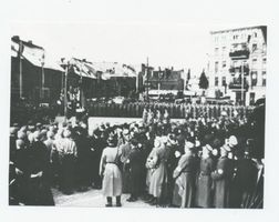 Tilsit, Stadt, Stadtkreis Tilsit Fletcherplatz Tilsit, Kundgebung auf dem Fletcherplatz I Tilsit, Veranstaltungen, Feste