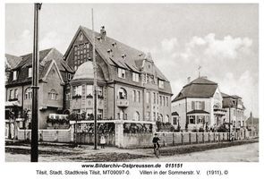 Tilsit, Stadt, Stadtkreis Tilsit Sommerstraße  Tilsit, Ortsteil Übermteich