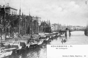 Königsberg (Pr.), Stadtkreis Königsberg Junkergarten Königsberg, Am Junkergarten II Königsberg, Pregel