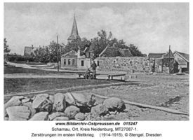 Scharnau Kr. Neidenburg, Ort, Kreis Neidenburg