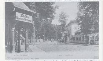 Königsberg (Pr.), Stadtkreis Königsberg Hufenallee Königsberg, Hufenallee, Eingang zum Tiergarten 