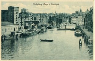 Königsberg (Pr.), Stadtkreis Königsberg  Königsberg (Pr.), Hafen, Hundegatt VII Königsberg, Pregel