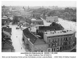 Tilsit, Stadt, Stadtkreis Tilsit   Tilsit, Blick vom Turm der Deutschen Kirche
