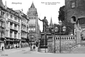 Königsberg (Pr.), Stadtkreis Königsberg Kaiser-Wilhelm-Platz Königsberg, Partie am Kaiser Wilhelm Platz 