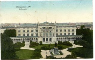 Königsberg (Pr.), Stadtkreis Königsberg Paradeplatz 1 Königsberg, Universität Königsberg, Universität