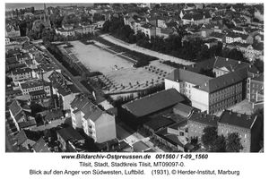 Tilsit, Stadt, Stadtkreis Tilsit   Tilsit, Luftbilder und Panoramen