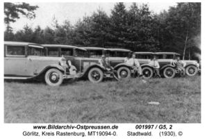 Görlitz Kr. Rastenburg, Gut, Kurhaus und Bahnstation, Kreis Rastenburg