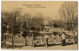 Königsberg (Pr.), Stadtkreis Königsberg  Königsberg (Pr.), Tiergarten, Blick auf das Gesellschaftshaus Königsberg, Tiergarten