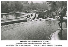 Königsberg (Pr.), Stadtkreis Königsberg  unbekann  Königsberg, Schloßteich