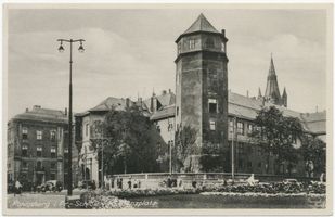 Königsberg (Pr.), Stadtkreis Königsberg Münzplatz Königsberg (Pr.), Münzplatz mit Schloß von der Nordostseite VI Königsberg, Schloß