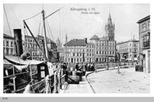 Königsberg (Pr.), Stadtkreis Königsberg  Königsberg, Partie am Quai 
