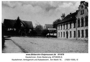Kuckerneese, Ort, Kreis Elchniederung Am Markt 16