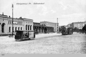 Königsberg (Pr.), Stadtkreis Königsberg  Königsberg, Ostbahnhof Königsberg, Bahnhöfe
